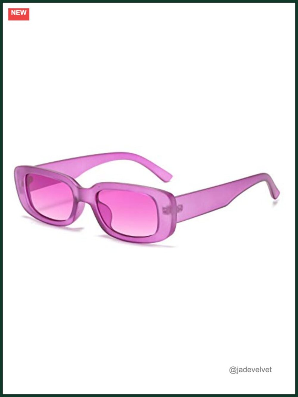 Vintage Retro Rectangle Sunglasses for Women UV400 Protection